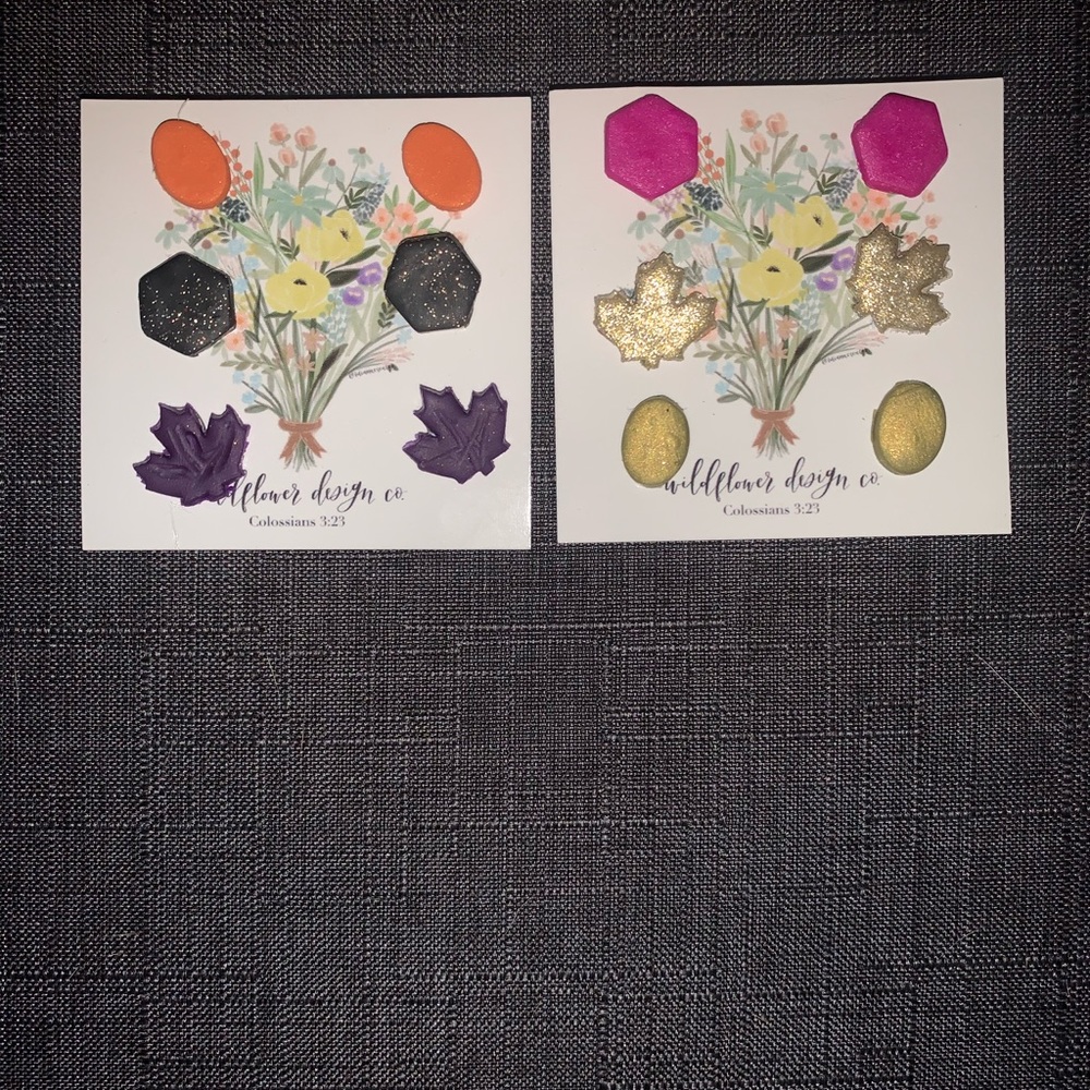 Fall earrings